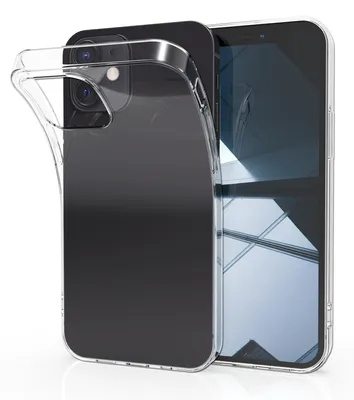 Produktbild von kwmobile Hülle kompatibel mit Apple iPhone 12 mini - Silikon Handyhülle transparent - Handy Case in Transparent