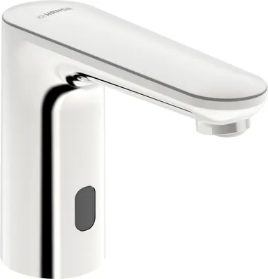 Produktbild von Hansa Infrarot-Waschtisch-Armatur HANSAELECTRA chrom, Netzbetrieb, Ausladung 123mm