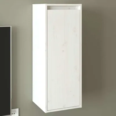 Obrázek produktu pro The Living Store Nástěnná skříňka bílá 30x30x80 cm z masivního borovicového dřeva