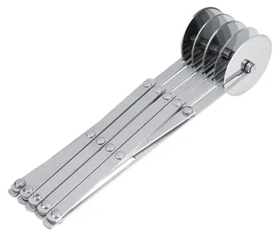Produktbild von Antihaft-Teigschneider aus Edelstahl, 5 Räder