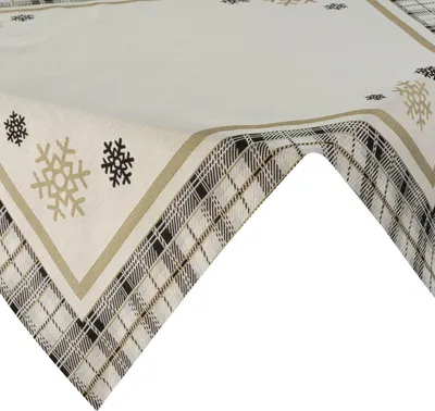 Produktbild von Eurofirany Tischdecke ANGEL 90x90 cm Gobelin Weihnachten Deko