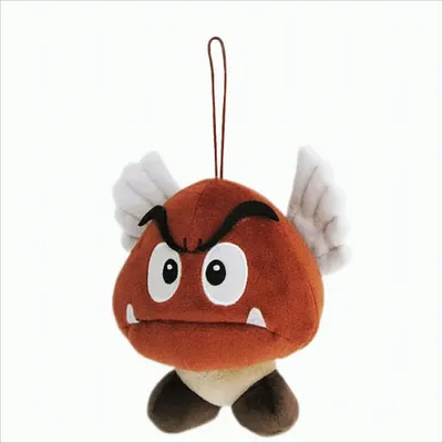 Produktbild von Nintendo Paragoomba, Cartoon character, Braun, Plüsch, Super Mario, Junge/Mädchen, 200 mm