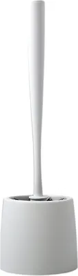Produktbild von Spirella WC Bürste Klobürste Toilettenbürste „Ricky“ mit hygienischem Behälter matt weiß