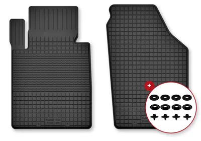 Immagine prodotto di Tappetini anteriori per Fiat E-500X / 500X Electric dal 2019 crossover con clip – Wielganizator Semi-Universal