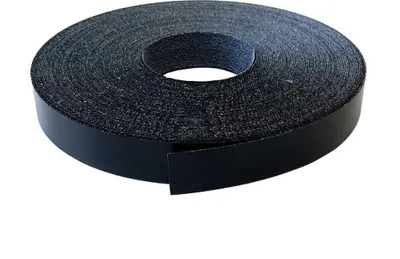 Produktbild von Kantenumleimer Melamin 22mm x 50m mit Schmelzkleber in schwarz glatt matt Dekor