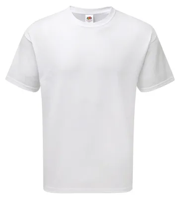 Imagen del producto de Fruit of the Loom - Camiseta polo "Original Style" para hombre (paquete de 3) LT1656 (Talla XL) (Blanco)
