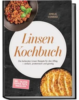 Immagine prodotto di Linsen Kochbuch: Die leckersten Linsen Rezepte für den Alltag - einfach, proteinreich und günstig - inkl. Salaten, Suppen, Pasta, Snacks uvm.