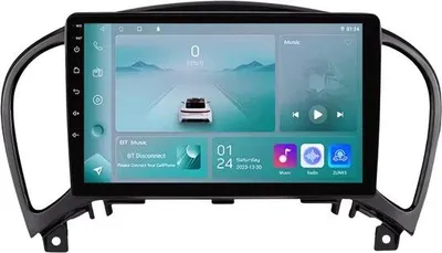Immagine prodotto di Autoradio con Bluetooth, CarPlay, compatibile con Apple e Android, impianto stereo, navigatore, sistema di navigazione per auto, per Nissan Juke YF15 (2010-2014)