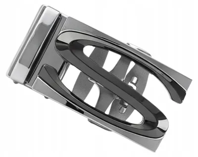 Produktbild von MODERN MAN Silberne Automatikschnalle S-Form Herren Gürtelschnalle