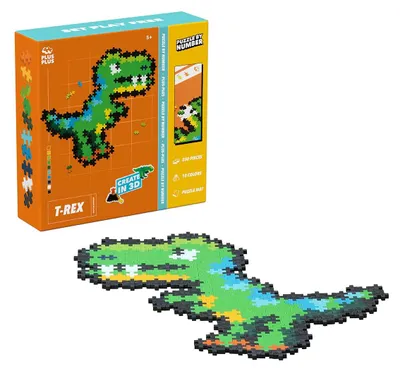Image de Plus Plus dėlionė pagal skaičius, T-REX, 250 det.