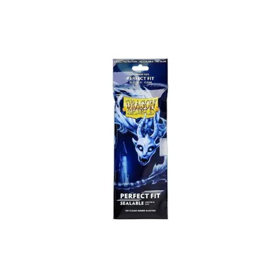 Zdjęcie produktu dla Dragon Shield Japanese Size Perfect Fit Sealable Sleeves - przezroczyste (100 sztuk)