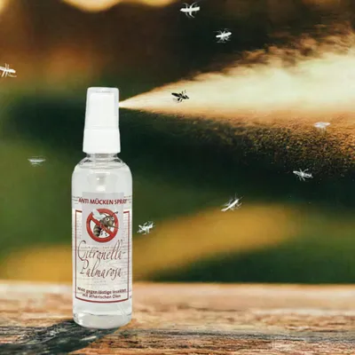 Produktbild von Mücken-Stopp – Citronella & Palmarosa – Raumspray - 100 ml