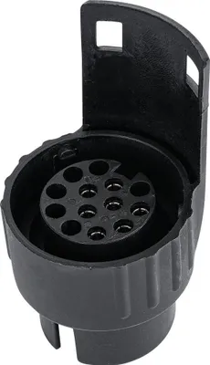 Produktbild von KAMAR Adapter 13 auf 7-Pin Anhängerkupplung Steckdose Reduzieradapter aus Kunststoff für Anhänger, Wohnwagen und PKW-Anhänger
