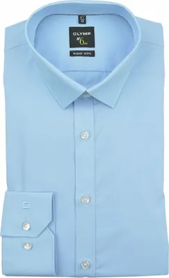 Produktbild von OLYMP No. Six super slim fit overhemd, mouwlengte 7, lichtblauw