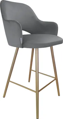 Zdjęcie produktu dla Hoker krzesło barowe Milano podstawa złota BL14
