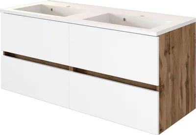 Produktbild von Waschbeckenunterschrank mit Doppelwaschbecken LUCCA