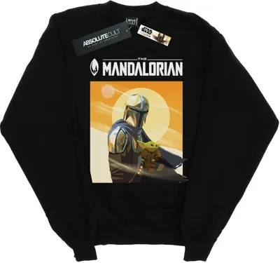 Produktbild von Star Wars - "The Mandalorian The Child" Sweatshirt für Damen BI39087 (S) (Schwarz)