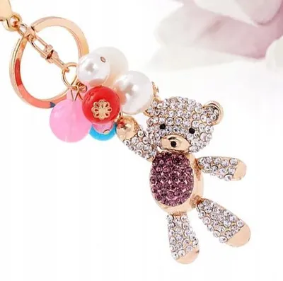 Produktbild von Little Angel Teddybär Schlüsselanhänger Bär Zirkonia