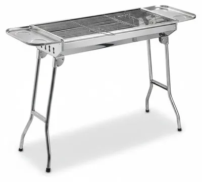 Image de InAndOutdoorMatch - Barbecue à charbon pliable, en acier inoxydable, Image générée par une IA