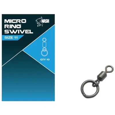 Productafbeelding van Nash Micro Ring Swivel, draaislinger voor karpervissen, accessoire
