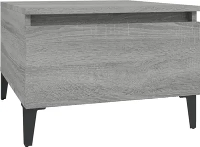 Obrázok produktu pre vidaXL Bočný stolík Grey Sonoma 50x46x35 cm odvodený výrobok z dreva