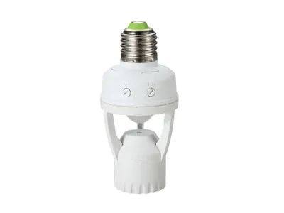 Immagine prodotto di Attacco lampada E27 Sensore Sensore di movimento Sensore crepuscolare Automatico 360° 60W