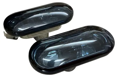 Für VW Golf 3 4 Bora T5 Transporter Multivan 2x Seitenblinker Schwarz Klarglas in der Farbe Schwarz von ABAKUS Sp. z o.o.
