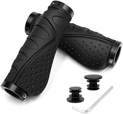 Produktbild von Fahrradgriffe Rutschfester Lenkergriffe Fahrrad Ergonomisch MTB Griffe, Zwei Seiten Lock-On Design Fahrrad Lenker Griffe für 22,2 mm, Mountainbike,Rennrad Lenker
