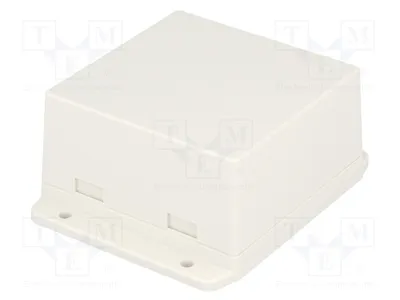 Obrázek produktu pro 1x Kryt: univerzální, rozměry: Y: 80 mm, Z: 43,5 mm, X: 80,6 mm, typ: NUB808043WH, univerzální