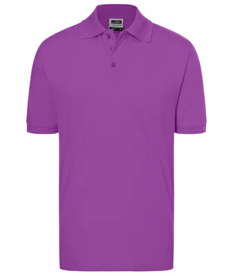 Produktbild von James & Nicholson Poloshirt Herren JN070 Gr. XL purple