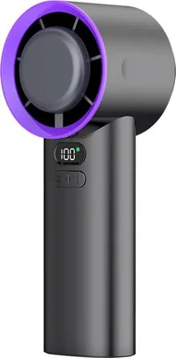 Produktbild von INF Tragbarer Eis-Kühlventilator mit 100 Geschwindigkeiten & LED-Anzeige