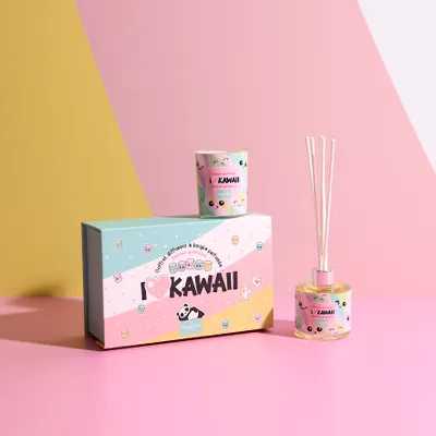 Immagine prodotto di Set regalo con candele profumate e diffusori Kawaii