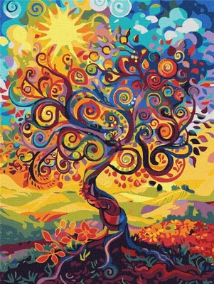 Obrázek produktu pro Malování podle čísel - Strom života 30x40cm
