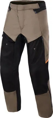 Immagine prodotto di Pantaloni da moto in tessuto impermeabili Alpinestars Cusco Drystar, nero/marrone, XL