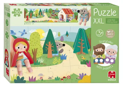 Produktbild von Jumbo GOULA - Puzzle XXL Little Red Ridding Hood, 29 Stück(e), Fantasie, 3 Jahr(e)