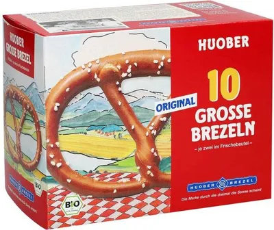 Produktbild von Huober  Grosse Knusper Brezel Original Geschmack 5 x 2 Stück 200g
