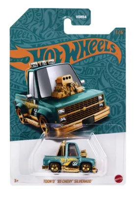 Produktbild von Hot Wheels HVX00, Auto, 3 Jahr(e), Metall, Gold, Grün, Orange