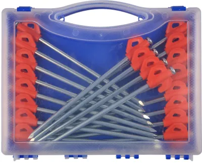 Immagine prodotto di Regatta Great Outdoors picchetti per tenda da roccia, 20 pezzi RG1795 (taglia unica) (argento)