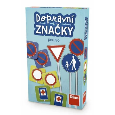 Produktbild von Dino Verkehrsschilder Pexeso-Brettspiel