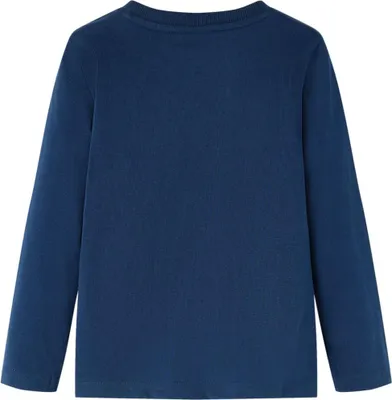 Produktbild von vidaXL Kinder-Langarmshirt Marineblau 128