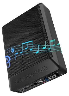 Obrázok produktu pre Subwoofer, menovitý výkon 600 W, maximálny výkon 1200 W, napätie 12 V, impedancia 4 Ω, rozmery 28 x 20 x 7,5 cm
