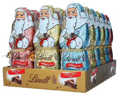 Produktbild von Lindt Weihnachtsmann Glamour 18x125g