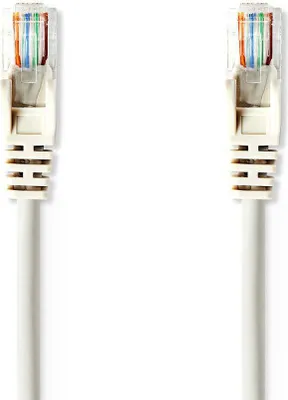 Produktbild von Nedis Cat 5e-Kabel | U/UTP | RJ45 Stecker | RJ45 Stecker | 3.00 m | rund | PVC | Grau | Plastikbeutel NE550676860