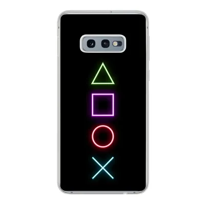 Produktbild von MuchoWow® Handyhülle Schutzhülle Hülle für Samsung Galaxy S10e Gaming - Neon - Konsole - Schwarz - Controller - Gaming Silikon Softcase Handy Hülle - Handy