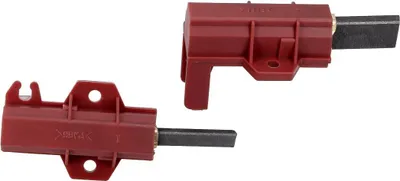 Produktbild von Europart 10027546 2x Motorkohle Kohlebürste Kohlen mit Halter 12x4x27mm 6,3mm AMP für Waschmaschine passend wie Indesit Ariston Hotpoint Scholtes C00196539 Whirlpool 482000023015