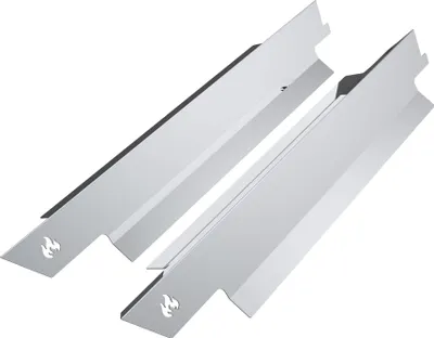 Produktbild von Gasgrill Edelstahl Brennerabdeckung passend für Enders Kansas 2 Pro 3, Pro 4, Farbe:2 Leisten Glänzend Flame