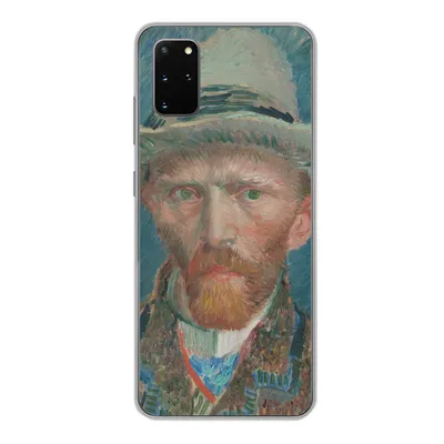Produktbild von MuchoWow® Handyhülle Schutzhülle Hülle für Samsung Galaxy S20 Plus Selbstporträt 1887 - Gemälde von Vincent van Gogh Silikon Softcase Handy Hülle - Hartschale