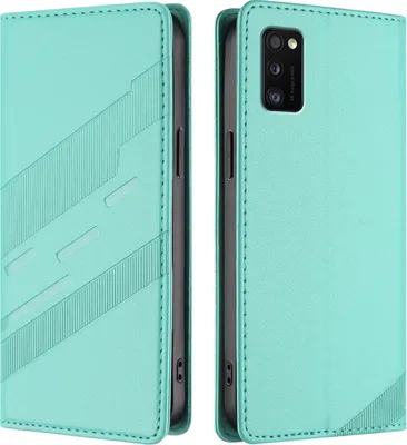 Obrázek produktu pro Pouzdro pro Samsung Galaxy A41,Polyuretankožené peněženkové pouzdro s přihrádkou na karty a funkcí stojánku Türkis