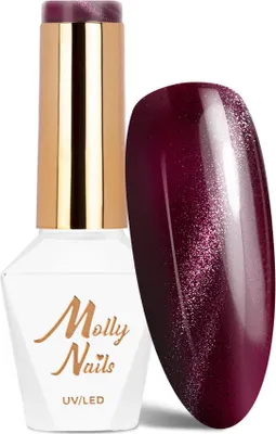 Produktbild von Molly Nails Cat Eye Red 233 Gel, HEMA-frei, 8g