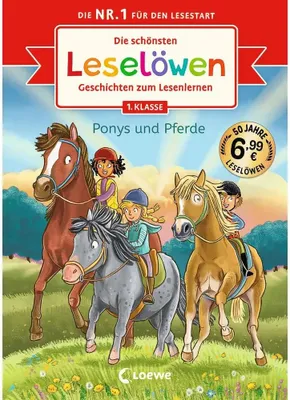 Obrázok produktu pre Die schönsten Leselöwen-Geschichten zum Lesenlernen - Ponys und Pferde